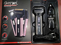 Електрична бритва Gemei GM 789, 3 насадки