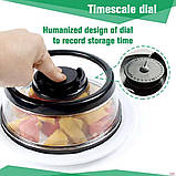 Вакуумна кришка для харчових продуктів Guineabers "Stay Fresh Longer" 24см, фото 8