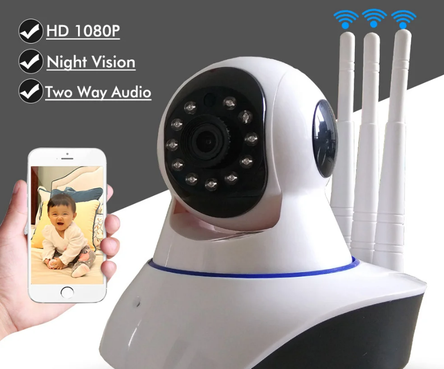 Камера відеоспостереження IP Q5 GK-100AXF11 3 антени (hapsee), фото 1