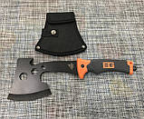 Сокира GERBER 27см, з отвором під шестигранник, крюком, в чохлі, фото 4