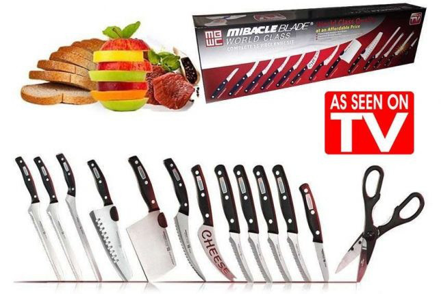 Набір кухонних ножів "Диво-ножі" Mibacle Blade World Class, фото 1