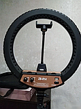 Кільцева світлодіодна лампа RING LIGHT ZB-R14 + сумка+штатив, діаметр 35 см,Професійна зйомка, фото 4