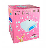 Ультрафіолетова лампа для нарощування нігтів UV Lamp 36 Watt ZH-818, фото 4