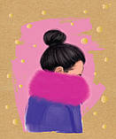 Зошит для записів А5/96 кл. од. спіраль, Білила+фольга зол. YES PRETTY WOMEN крафт код:681580, фото 2