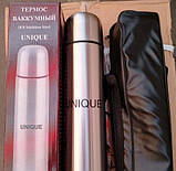 Термос металевий UN-1001, 0,35 л з чохлом, фото 3