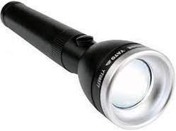 Ліхтар діодний 3 Вт на батарейки 2 x R14 2xC та 3 режими світла 228х47 мм, водонепроникний, чохол, YT-08577 YATO