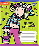 А5/12 лін. YES GROOVY CHICK, зошит учн. , набір 25 шт., код: 764501, фото 5