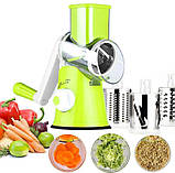 Мультислайсер для овочів і фруктів - Kitchen Master, Овочерізка 3 насадки, фото 3