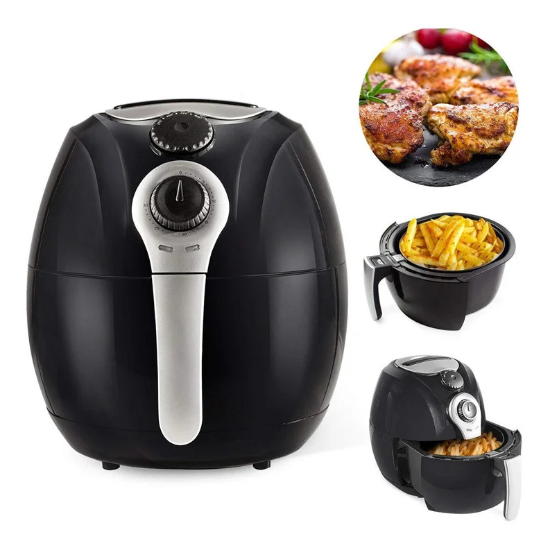 Електрична фритюрниця Domotec MS-3220 аерофрітюрниця Air fryer 1300 вт, фото 1