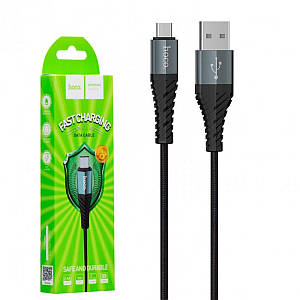 USB Кабель для зарядки телефону HOCO X38 USB microUSB 2.4а 1м, Зарядний кабель micro usb
