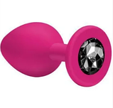 Анальний корок 8 см, втулка плеч із каменем, інтимні іграшки для ануса, фото 5