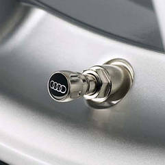 Комплект ковпачків на ніпель Audi, (4шт) оригінал  (80A071215)