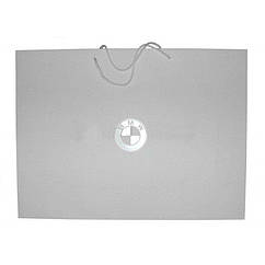 Пакет BMW Paper Bag,великий подарунковий білий оригінал (80502452052)