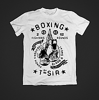 Футболка YOUstyle чоловіча Boxing 0519 XS White