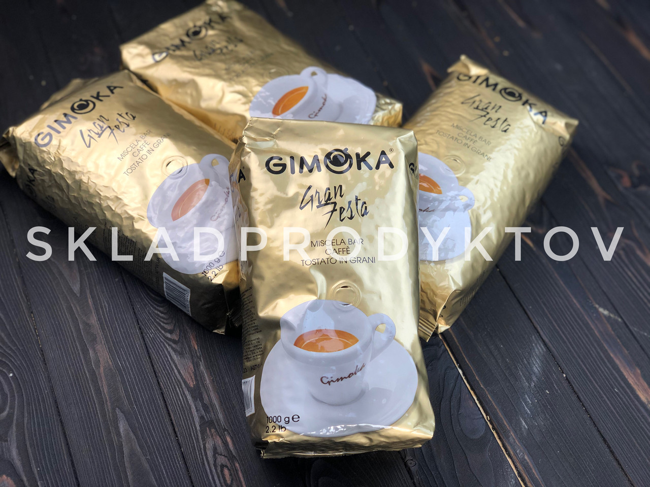 Кава Gimoka Gran Festa в зернах 1000 г