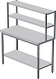 Стіл без полиці з додатковими полицями 2000х600х850 мм, фото 4