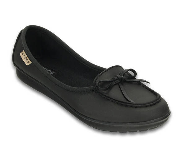 Crocs black ballet best sale flats