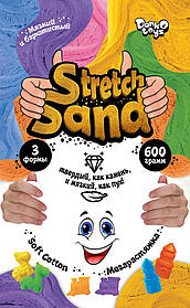 Набір креативного творчості Stretch Sand 600г, пакет, рос. (8шт)