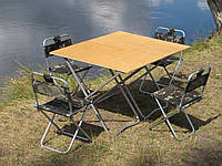 Розкладний стіл і стільці для пікніка, меблі для природи, пром юа, купити "Кемпінг Ф2Х+4"