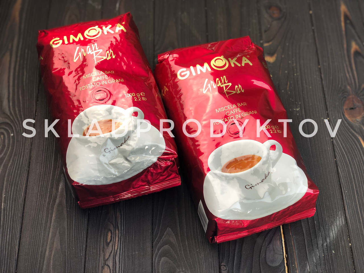 Кава Gimoka Gran Bar в зернах 1000 г