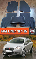 ЕВА коврики Фиат Линеа 2007-2015. EVA ковры на Fiat Linea