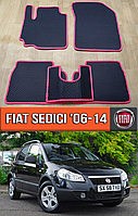 ЕВА коврики Фиат Седичи 2006-2014. EVA резиновые ковры на Fiat Sedici