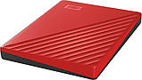 Зовнішній жорсткий диск 2.5" USB 4.0 TB WD My Passport Red (WDBPKJ0040BRD-WESN), фото 4