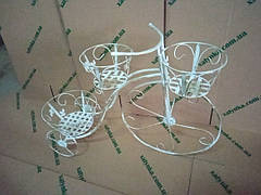 Підставка кована для квітів "Ровер великий" Беж