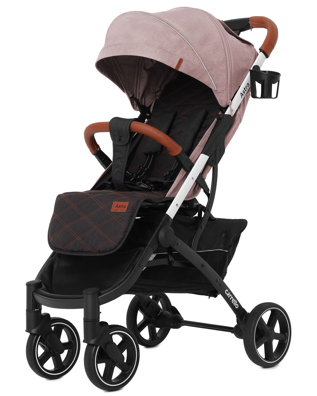 Коляска прогулочная CARRELLO Astra CRL-5505 Apricot Pink +дождевик - фото 1 - id-p1133939174