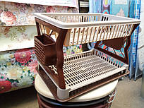 Сушарка для посуду двоярусна Yakamoz