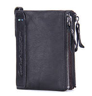 Чоловічий гаманець портмоне Contacts N0029 з натуральної шкіри