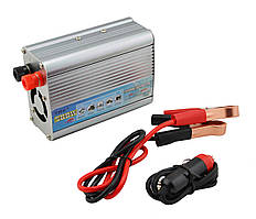 Автомобільний інвертор TBE перетворювач напруги 12-220V 500W Silver