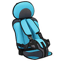 Дитяче безкаркасне автокрісло Child Car Seat блакитний