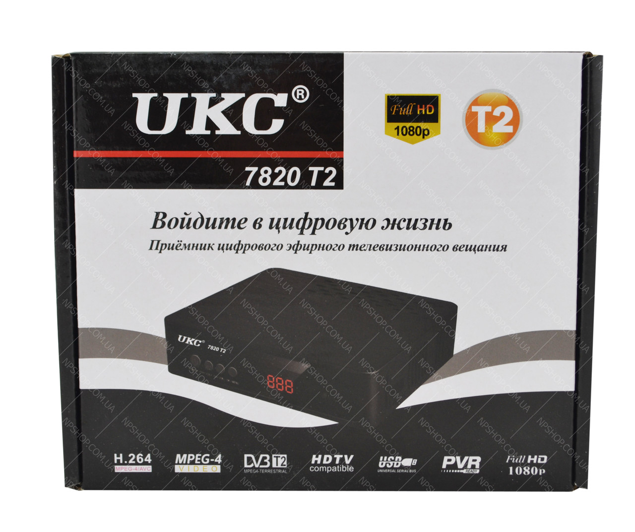 Тюнер DVB-T2 UKC 7820 YouTube с возможностью подключить Wi-Fi - фото 5 - id-p1352849858