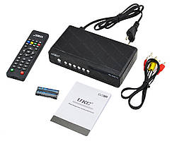 Тюнер DVB-T2 UKC HD-2558 c підтримкою wi-fi адаптера