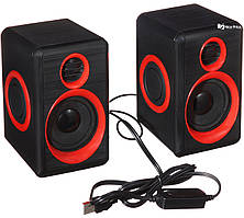 Колонки для ПК комп'ютера F&T FT-165 червоні (3244)