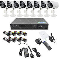 Комплект відеоспостереження UKC D001-8CH Full HD AHD 3.6 мм
