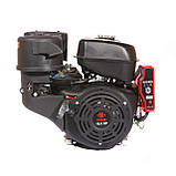 Двигун бензиновий Weima WM192FЕ-S ЄВРО 5 (шпонка, 18 л.с., електростартер), фото 2