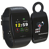 Фітнес-браслет із можливістю роботи у формі брелока Smart Band HP-P1 чорний