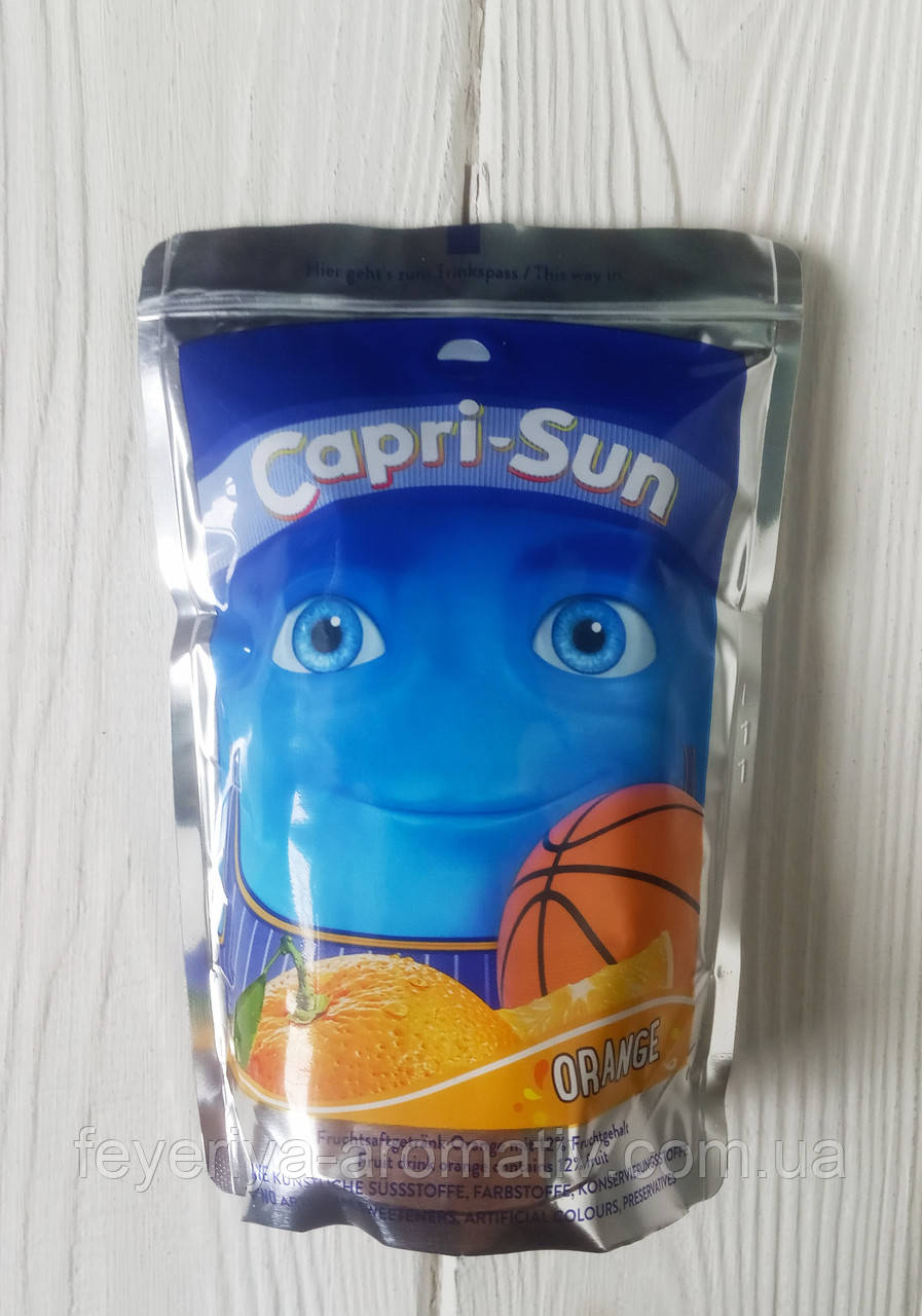 Сік апельсиновий із трубочкою Capri-Sun Orange 200ml (Німеччина)