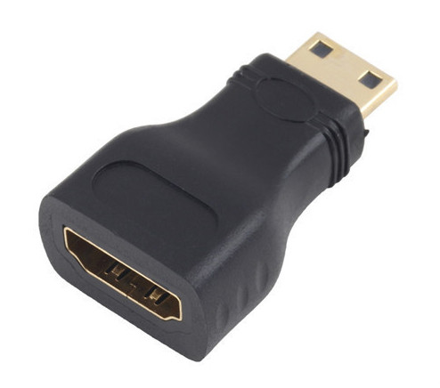 HDMI F to MiniHDMI M (Type C) перехідник адаптер для виведення відео з пристроїв з роз'ємом mini HDMI