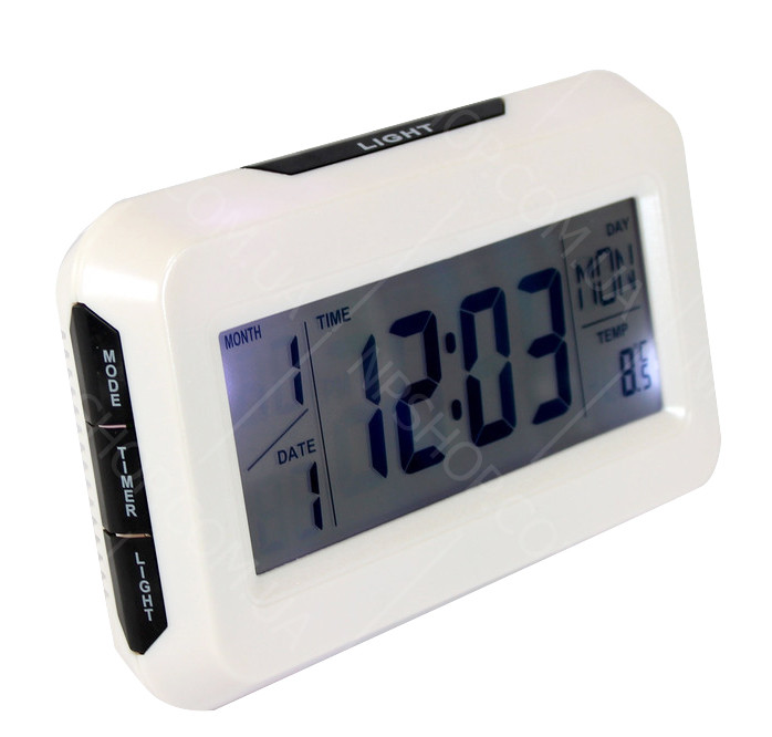 Настільні електронні годинники Kenko KK-2616 White