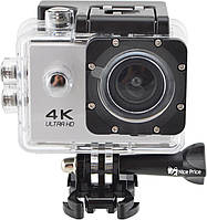 Водонепроникна спортивна екшн камера Delta H16-6 4K Wi Fi Silver