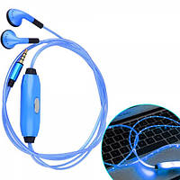 LED светящиеся наушники / гарнитура 618 Blue