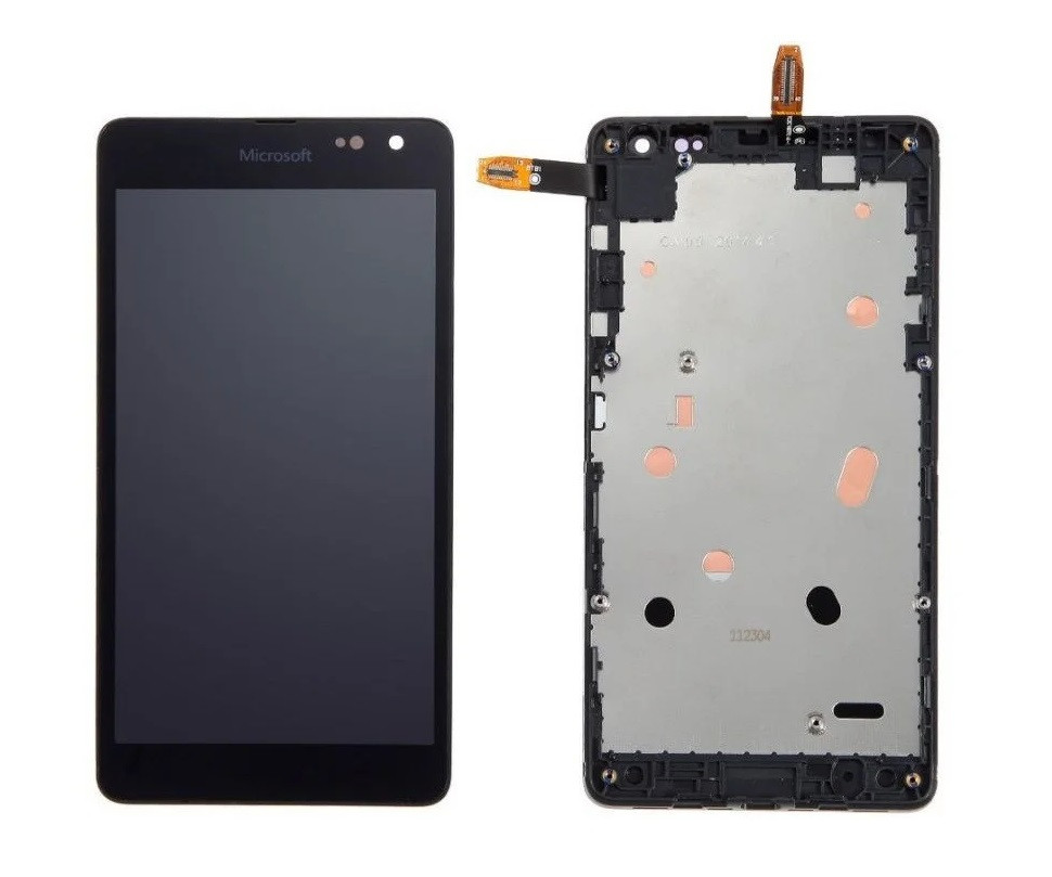 Дисплей для Microsoft Lumia 540 Dual sim з сенсорним склом в рамці (Чорний) Оригінал Китай