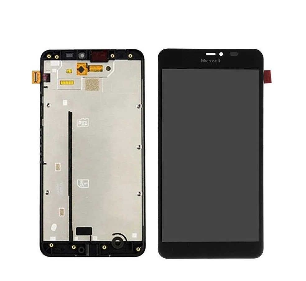 Дисплей для Microsoft Lumia 640 з сенсорним склом (Чорний) Оригінал Китай