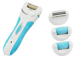 Епілятор 4 в 1 Shinon SH 7656 з бритвеної насадкою Blue