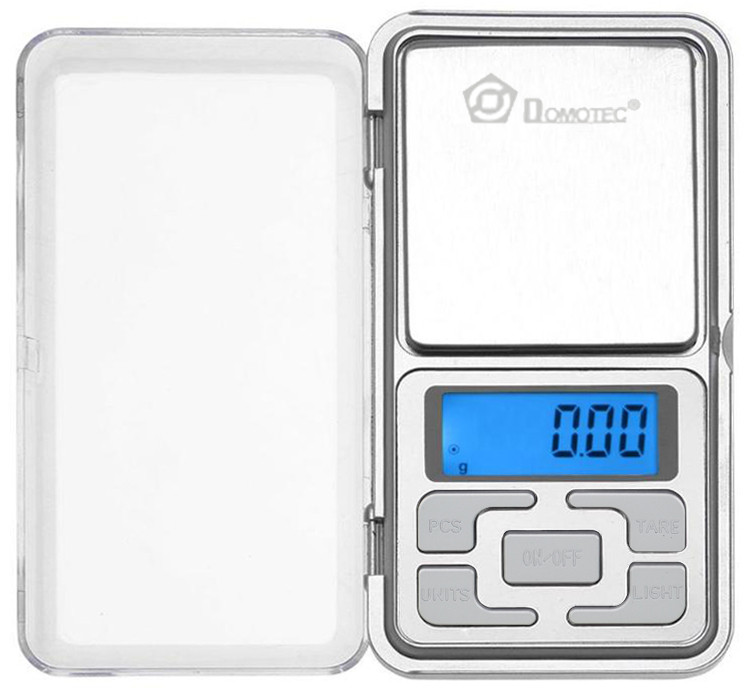Кишенькові ювелірні ваги електронні Domotec 1724A 100 гр/0,01 гр (2073)