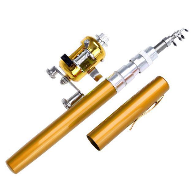 Складная походная мини-удочка + катушка Fish Rod Gold (2595)