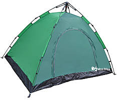 Палатка автоматическая двухместная 2х1,5х1,1 м Зеленая